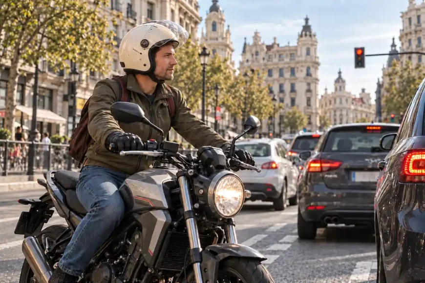 El efecto del tráfico de Madrid en tu moto: cómo cuidar el embrague y los frenos