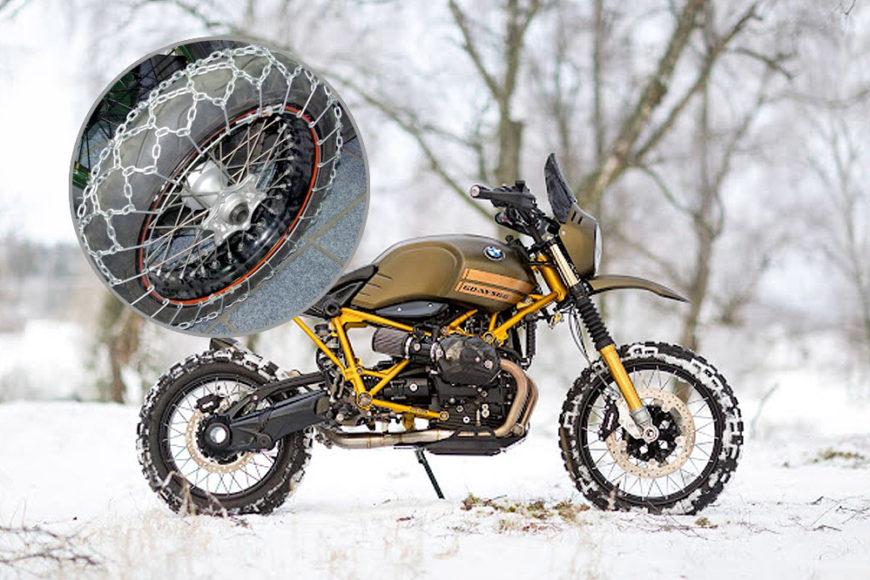 Tipos de cadenas de nieve para las motos y su correcto uso